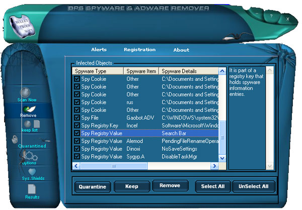 BPS Spyware and Adware Remove corrupt antispyware