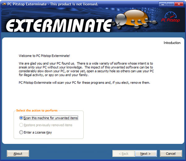 PC Pitstop Exterminate screenshot