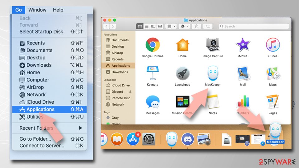 Uninstall from Mac