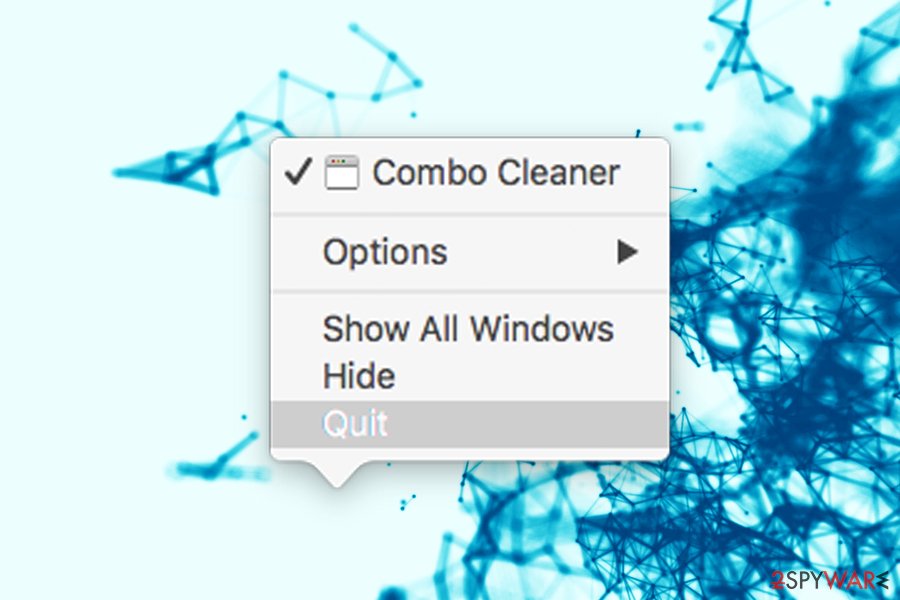 remove combo cleaner