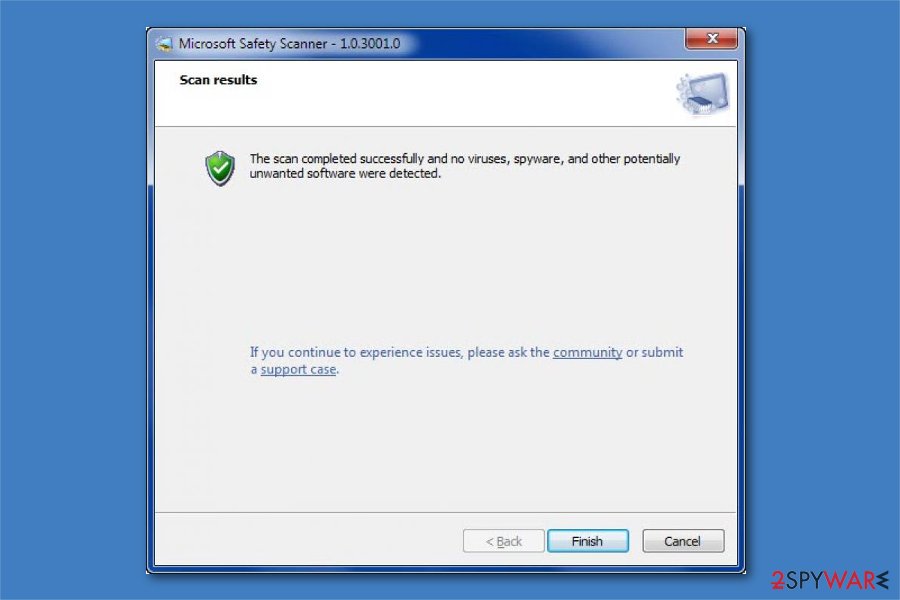downloading Microsoft Safety Scanner 1.401.771