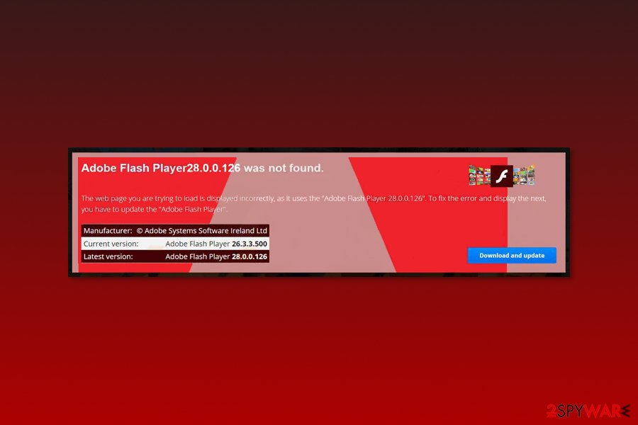 now shows alerts uninstall flash player