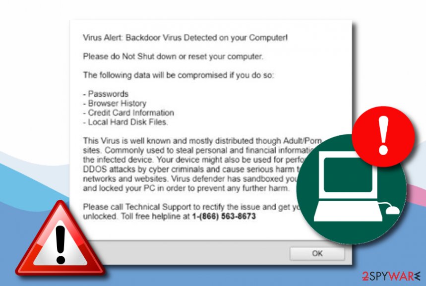 Remove Backdoor virus detected (Virus 