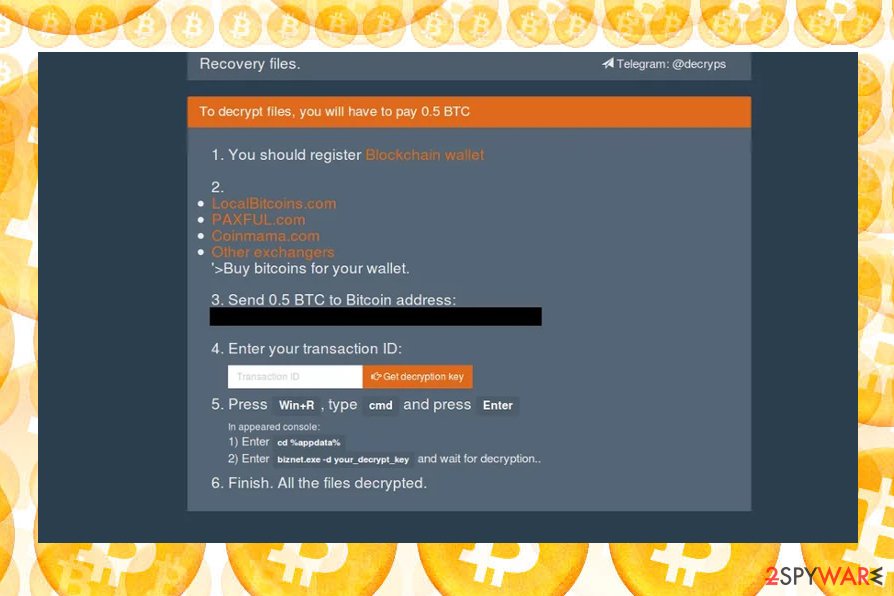 btc virus removal