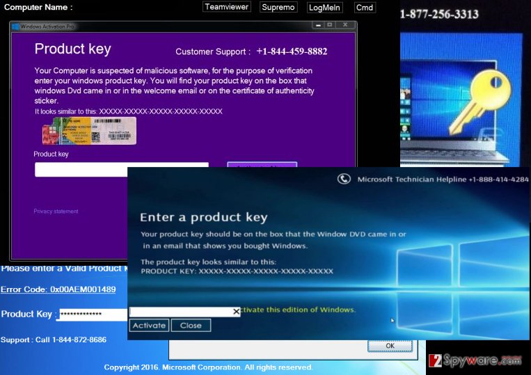 how to remove software activation key