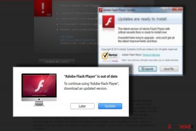 some websites cause flash player virus pop up
