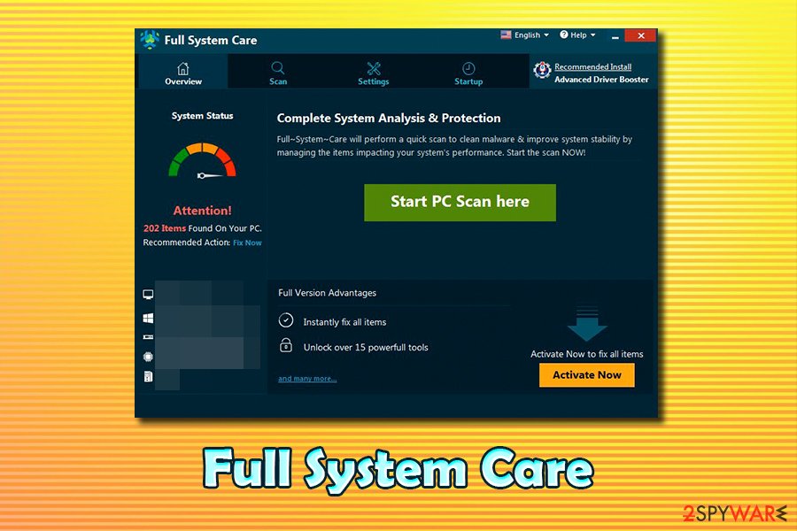 advanced systemcare removal tool