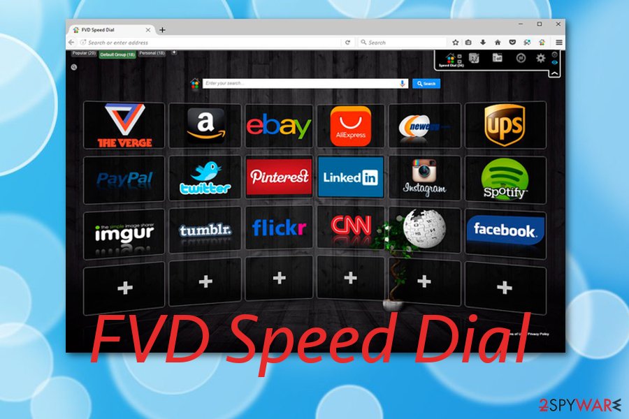 fvd speeddial malware