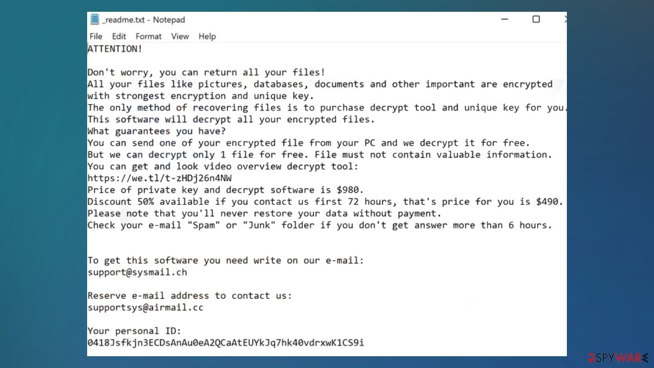 Remove Hfgd ransomware / Virus Removal Guide - Decryption Methods Included