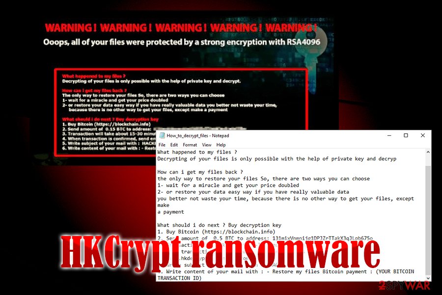 Remove Hkcrypt Ransomware Removal Instructions Bonus Decryption - 