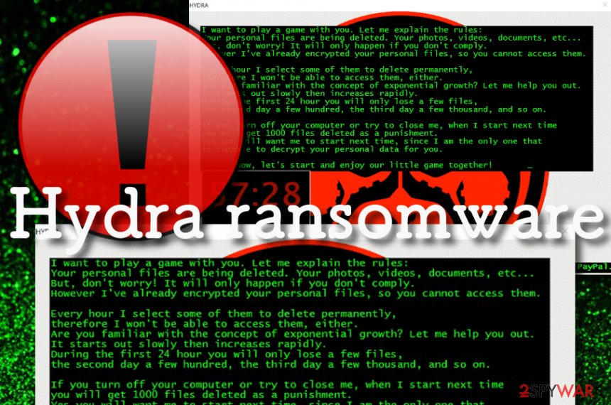 Remove Hydra ransomware (Virus Removal Guide) Improved Instructions