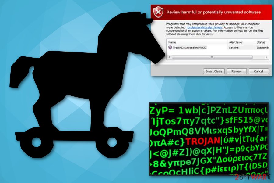 how to clean trojan horse virus