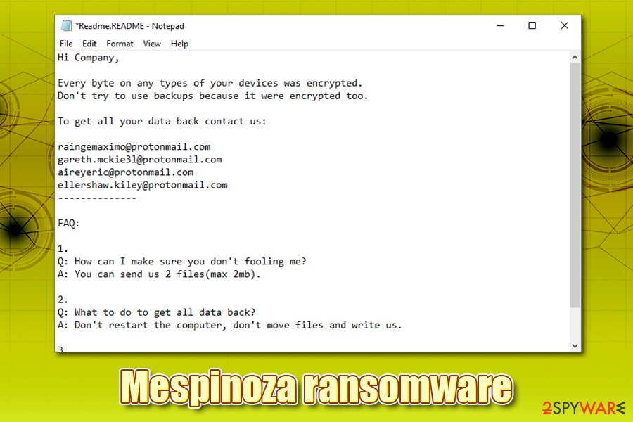 Readme Porn Videos - Remove Mespinoza ransomware (Virus Removal Guide) - Free Instructions