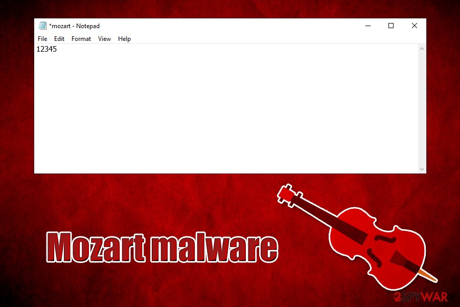 Malware Mozart - Instruções de remoção de malware (atualizado)