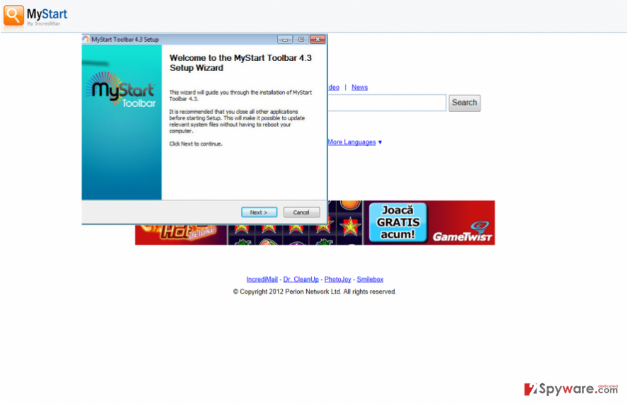 Remove Mystart Toolbar Virus 2021 Update