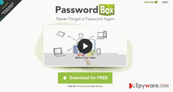 passwordbox scam