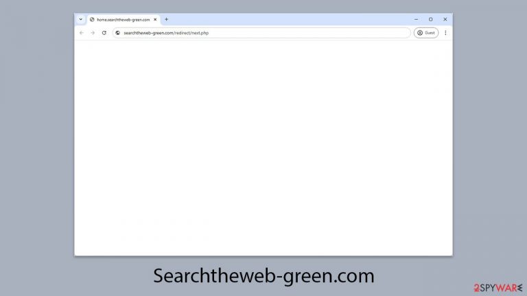 Remove Searchtheweb-green.com redirect (Free Guide) - Chrome 