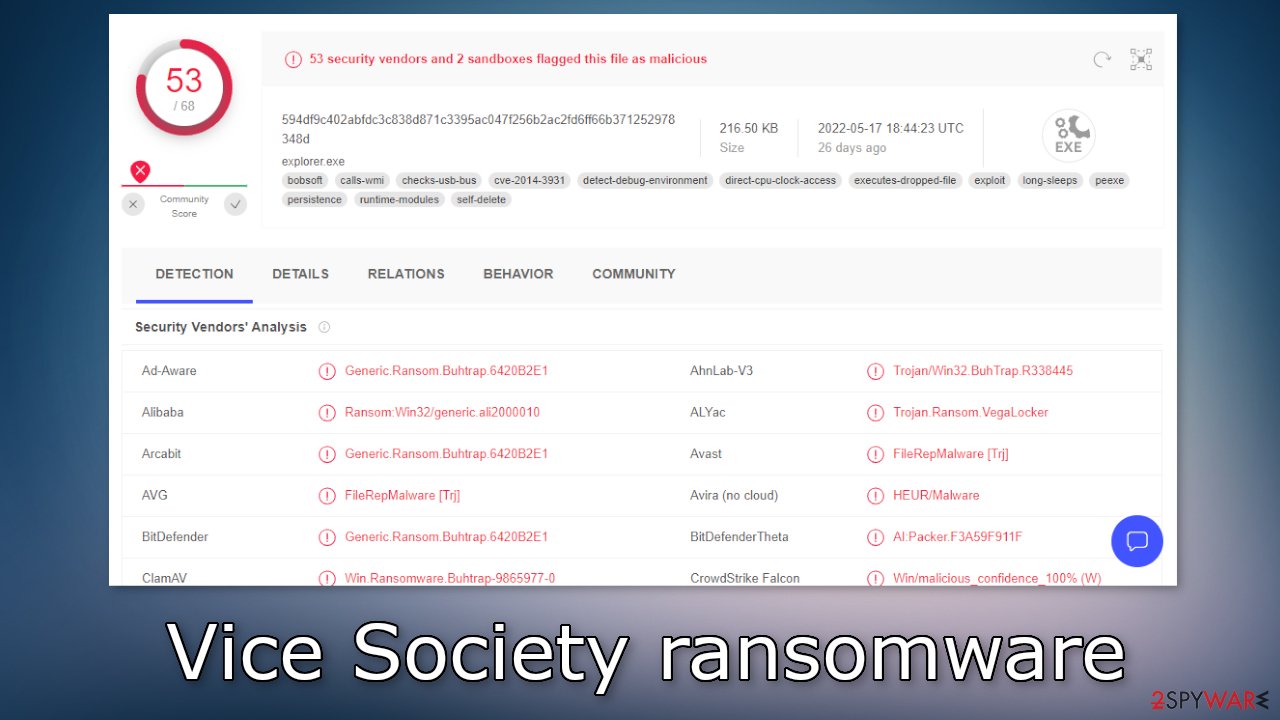 Remove Vice Society Ransomware (virus) - Recovery Instructions Included