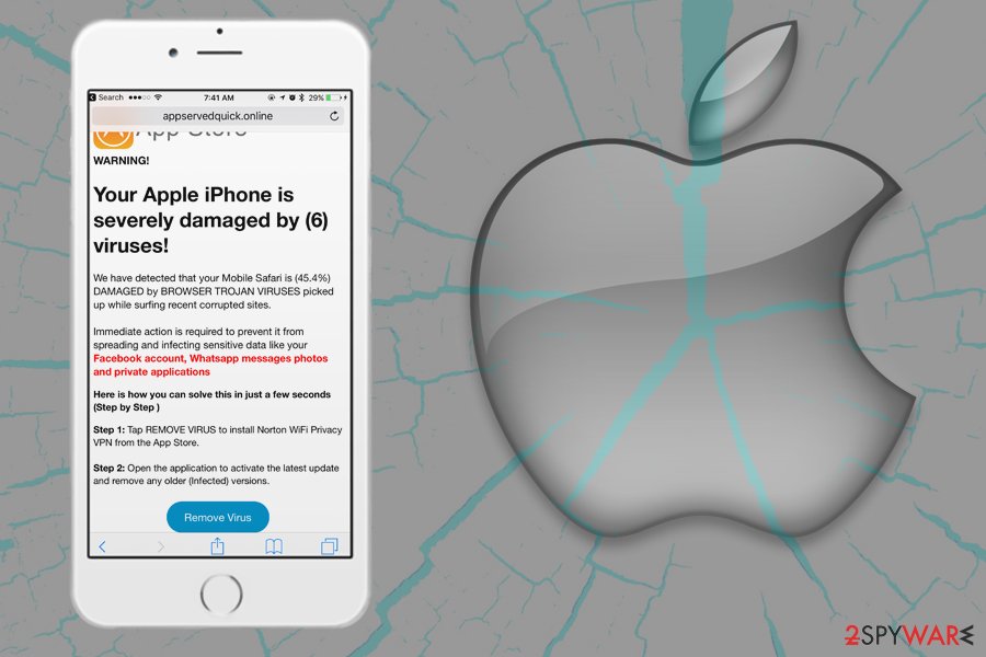 900px x 600px - Remove Your Apple iPhone is infected (Removal Guide) - 2020 update