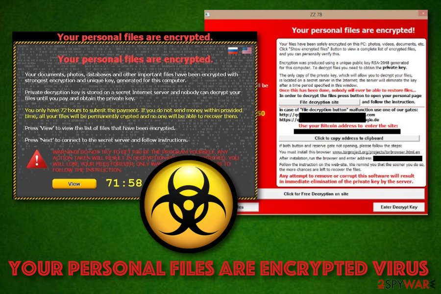 crypto virus file repair